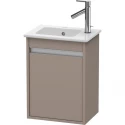 Тумба базальт матовый 40 см Duravit Ketho KT6417L4343
