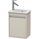 Тумба тауп матовый 40 см Duravit Ketho KT6417R9191