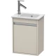 Тумба тауп матовый 40 см Duravit Ketho KT6417R9191