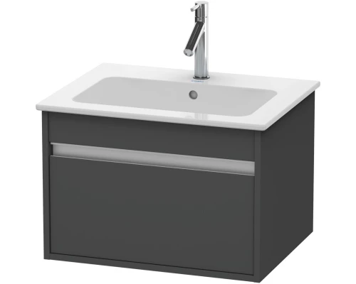 Тумба графит матовый 60 см Duravit Ketho KT641804949