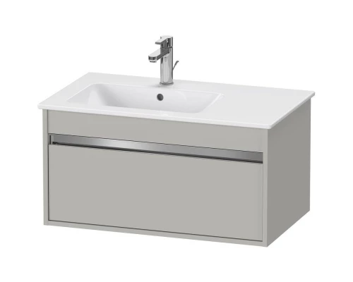 Тумба бетонно-серый матовый 80 см Duravit Ketho KT641900707
