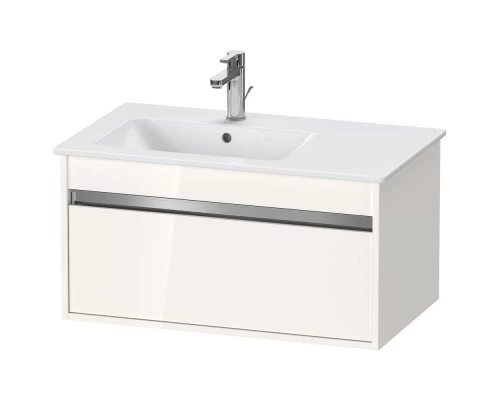 Тумба белый глянец 80 см Duravit Ketho KT641902222