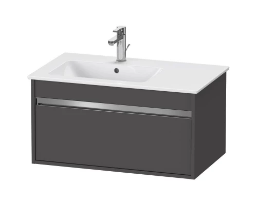 Тумба графит матовый 80 см Duravit Ketho KT641904949