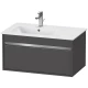 Тумба графит матовый 80 см Duravit Ketho KT641904949