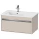 Тумба тауп матовый 80 см Duravit Ketho KT641909191