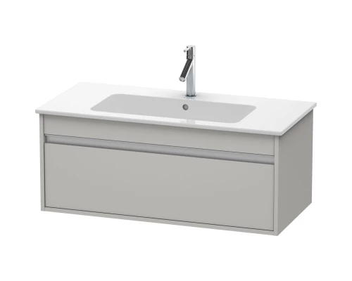 Тумба бетонно-серый матовый 100 см Duravit Ketho KT642000707