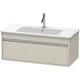 Тумба тауп матовый 100 см Duravit Ketho KT642009191