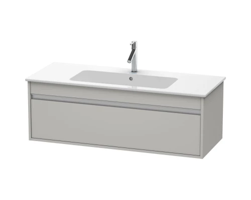 Тумба бетонно-серый матовый 120 см Duravit Ketho KT642100707