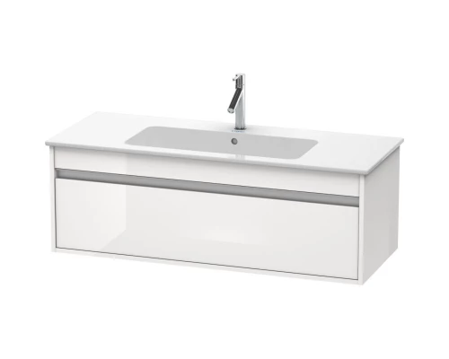 Тумба белый глянец 120 см Duravit Ketho KT642102222