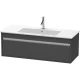 Тумба графит матовый 120 см Duravit Ketho KT642104949