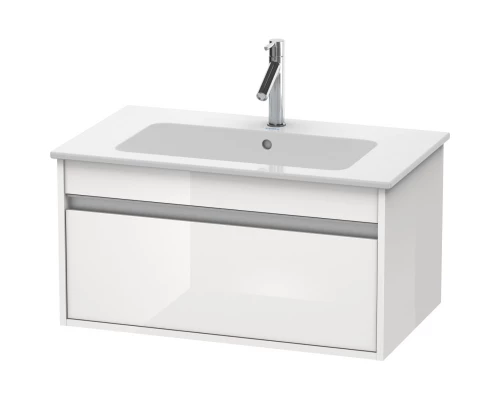 Тумба белый глянец 80 см Duravit Ketho KT641902222