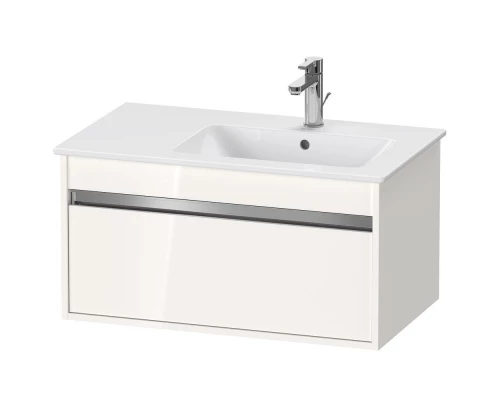 Тумба белый глянец 80 см Duravit Ketho KT641902222