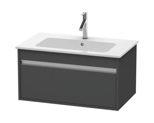 Тумба графит матовый 80 см Duravit Ketho KT641904949