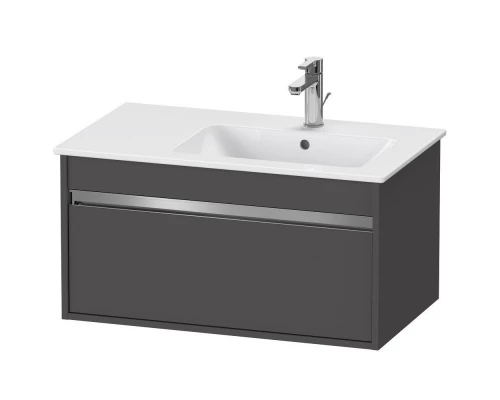 Тумба графит матовый 80 см Duravit Ketho KT641904949