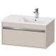 Тумба тауп матовый 80 см Duravit Ketho KT641909191