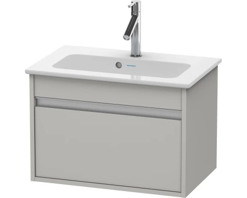 Тумба бетонно-серый матовый 60 см Duravit Ketho KT642200707