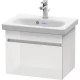 Тумба белый глянец 50 см Duravit DuraStyle DS630302222