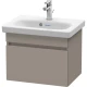 Тумба базальт матовый 50 см Duravit DuraStyle DS630304343