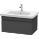 Тумба графит матовый 73 см Duravit DuraStyle DS638104949