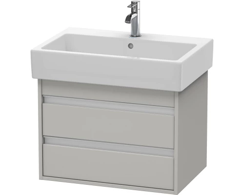 Тумба базальт матовый 65 см Duravit Ketho KT662400707