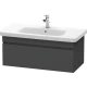 Тумба графит матовый 93 см Duravit DuraStyle DS638204949
