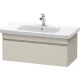 Тумба тауп матовый 93 см Duravit DuraStyle DS638209191