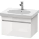 Тумба белый глянец 60 см Duravit DuraStyle DS638302222