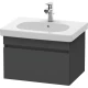 Тумба графит матовый 60 см Duravit DuraStyle DS638304949