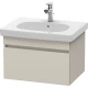 Тумба тауп матовый 60 см Duravit DuraStyle DS638309191