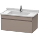 Тумба базальт матовый 80 см Duravit DuraStyle DS638804343