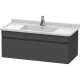 Тумба графит матовый 100 см Duravit DuraStyle DS638904949