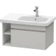 Тумба бетонно-серый матовый 73 см Duravit DuraStyle DS639300707