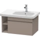 Тумба базальт матовый 73 см Duravit DuraStyle DS639304343