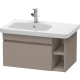 Тумба базальт матовый 73 см Duravit DuraStyle DS639404343