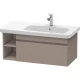 Тумба базальт матовый 93 см Duravit DuraStyle DS639604343