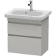 Тумба бетонно-серый матовый 58 см Duravit DuraStyle DS647900707