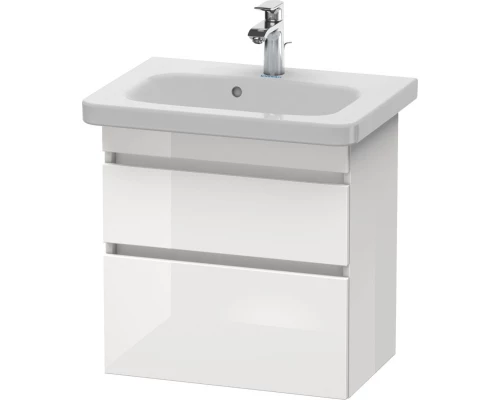 Тумба белый глянец 58 см Duravit DuraStyle DS647902222