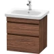 Тумба темный орех 58 см Duravit DuraStyle DS648002121