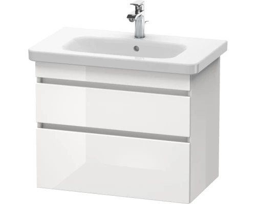 Тумба белый глянец 73 см Duravit DuraStyle DS648102222