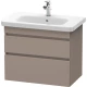 Тумба базальт матовый 73 см Duravit DuraStyle DS648104343