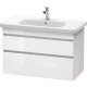 Тумба белый глянец 93 см Duravit DuraStyle DS648202222