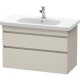 Тумба тауп матовый 93 см Duravit DuraStyle DS648209191