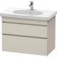 Тумба тауп матовый 80 см Duravit DuraStyle DS648409191