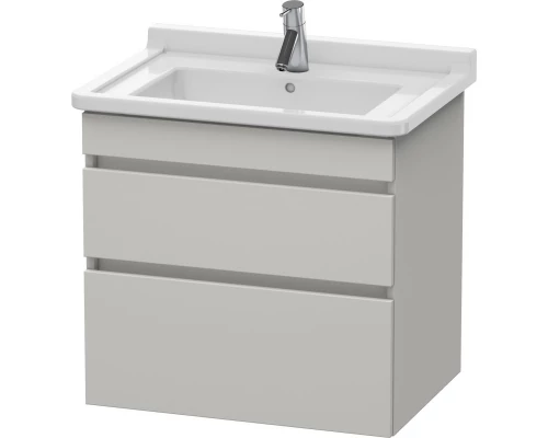 Тумба бетонно-серый матовый 65 см Duravit DuraStyle DS648700707