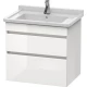 Тумба белый глянец 65 см Duravit DuraStyle DS648702222