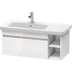Тумба белый глянец 93 см Duravit DuraStyle DS639702222