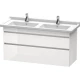 Тумба белый глянец 120 см Duravit DuraStyle DS649002222
