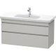 Тумба бетонно-серый матовый 113 см Duravit DuraStyle DS649500707