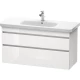 Тумба белый глянец 113 см Duravit DuraStyle DS649502222