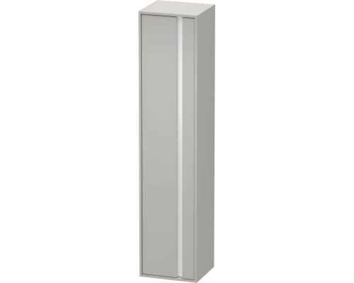 Пенал подвесной бетонно-серый матовый L Duravit Ketho KT1255L0707